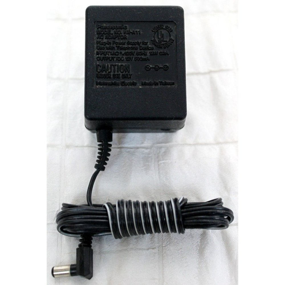Panasonic Model KX - A11 AC Adaptor Telephone Power Plug in Cord DC 12v 500 mA